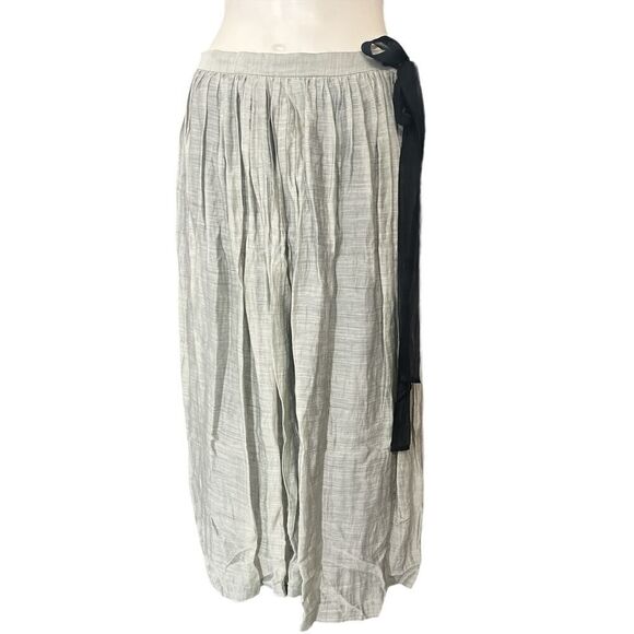 Pas de Calais Womens S/M 2pc Linen Oversized Blouse & Maxi Skirt Set 34/38 new - Picture 3 of 10